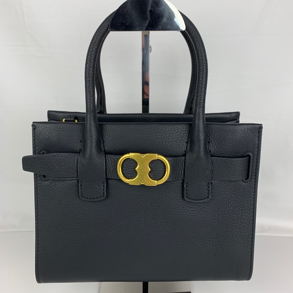 gemini link leather small tote